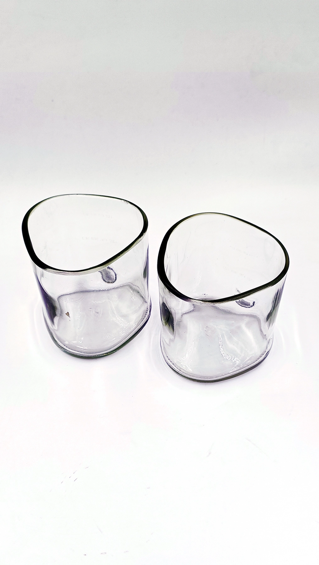 Upcycled Glenfiddich Glass Set of Two – Eco-Friendly Drinkware