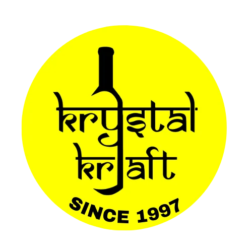 "Krystal Kraft Art Studio - Bottle Cutting & Home Decor. Transforming glass bottles into stunning planters, mugs, interior design accents, and more. Since 1997." "Krystal Kraft Art Studio - Handcrafted glass bottle art for your home. Explore unique planters, decorative pieces, and customized creations. Architects, interior designers, and glass enthusiasts - find your inspiration here." "Krystal Kraft Art Studio - Bottle cutting artistry. Turning discarded glass into beautiful home decor. Planters, mugs, and more. Visit our studio in vadodara, gujarat, india Ahmedabad." Brand Name: "Krystal Kraft Art Studio" Services: "Bottle Cutting," "Home Decor" Products: "Planters," "Mugs," "Interior Design" "Architects," "Interior Designers," "Glass Enthusiasts" Location: "Ahmedabad, mumbai, vadodara,gujarat, india" Year Established: "Since 1997"