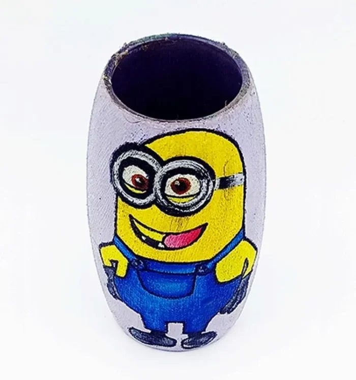 Handmade Bob Minion Bottle Art - Image 2