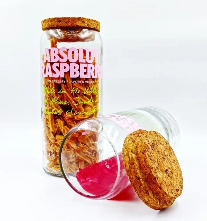 Absolut Raspberri Jars Set