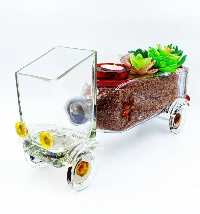 Eco-Friendly Gold Label Whisky Truck Planter - Image 3