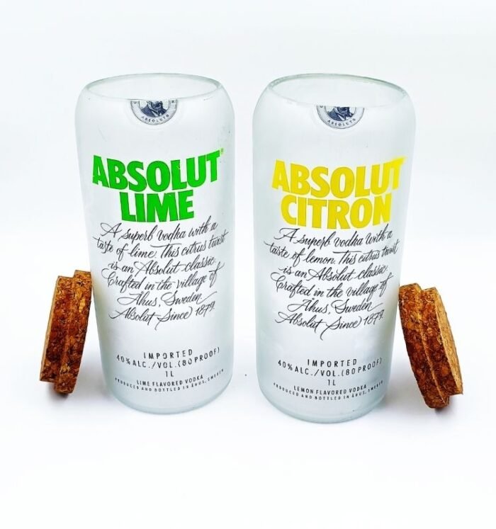 Absolut Lime & Citron Jars – Sustainable Glass Decor - Image 2